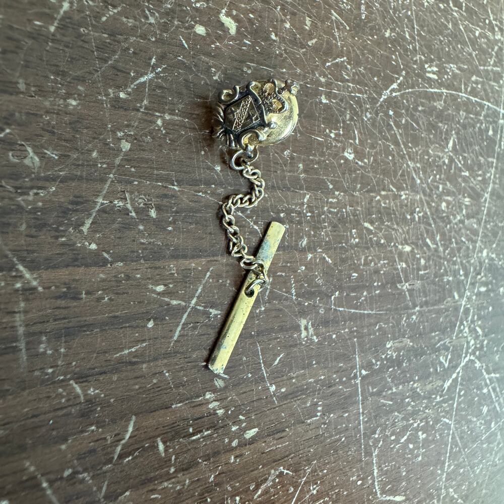SWANK Gold tone Royal Crest Tie Pin‎